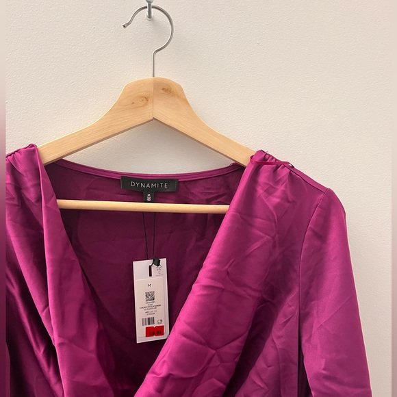 Dynamite Satin Dress - Picture 2 of 3